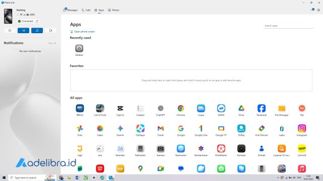 Menyambungkan HP Android ke Laptop Tanpa Kabel
