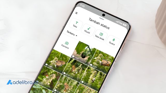 Cara membuat status WhatsApp tidak buram