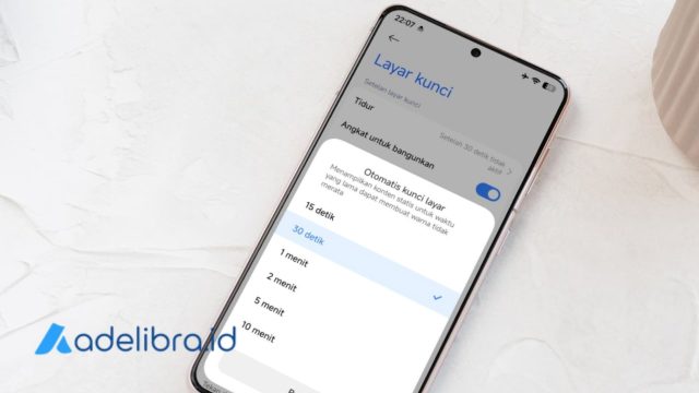 Cara Mengatur Waktu Tidur Layar Xiaomi HyperOS